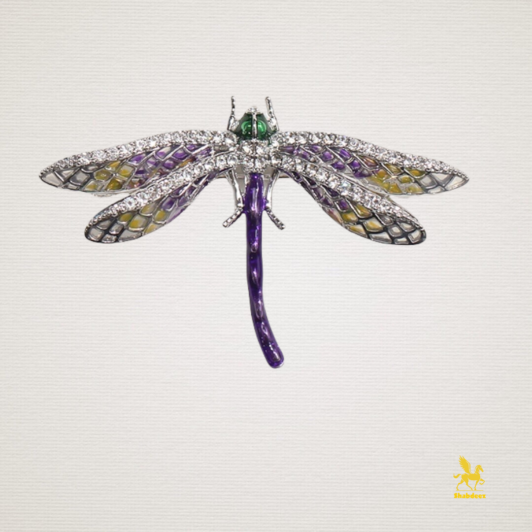 Exquisite Dragonfly Rhinestone pin Brooches