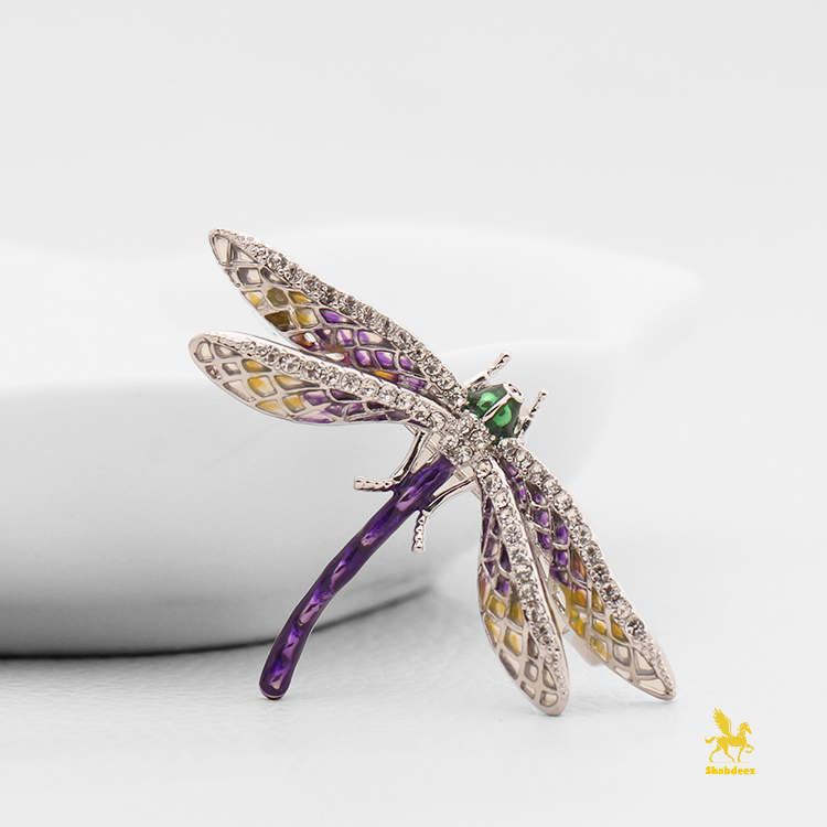 Exquisite Dragonfly Rhinestone pin Brooches