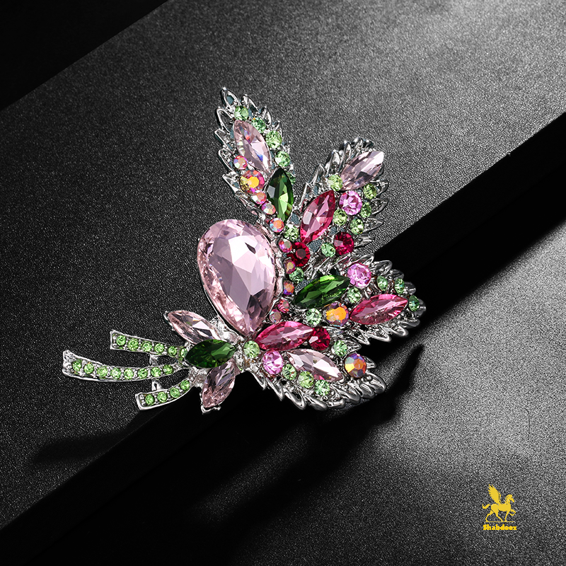Bouquet of Flower Pin Brooches