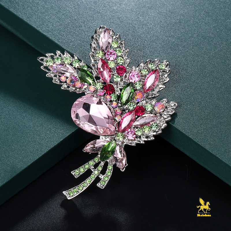 Bouquet of Flower Pin Brooches